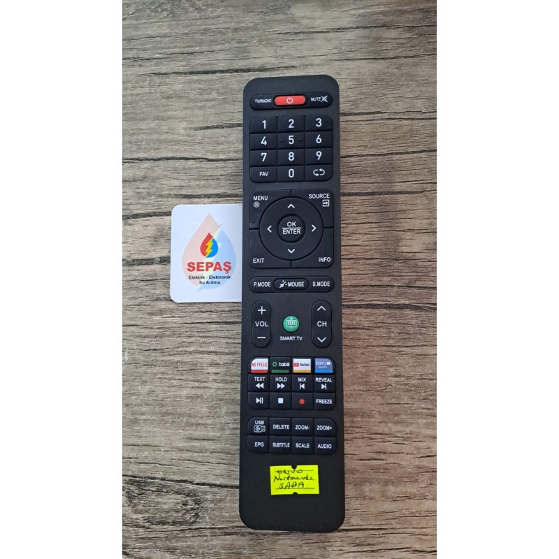 Bein Tabii - Netflix - Youtube Tuşlu Androıd Smart Lcd TV Kumanda
