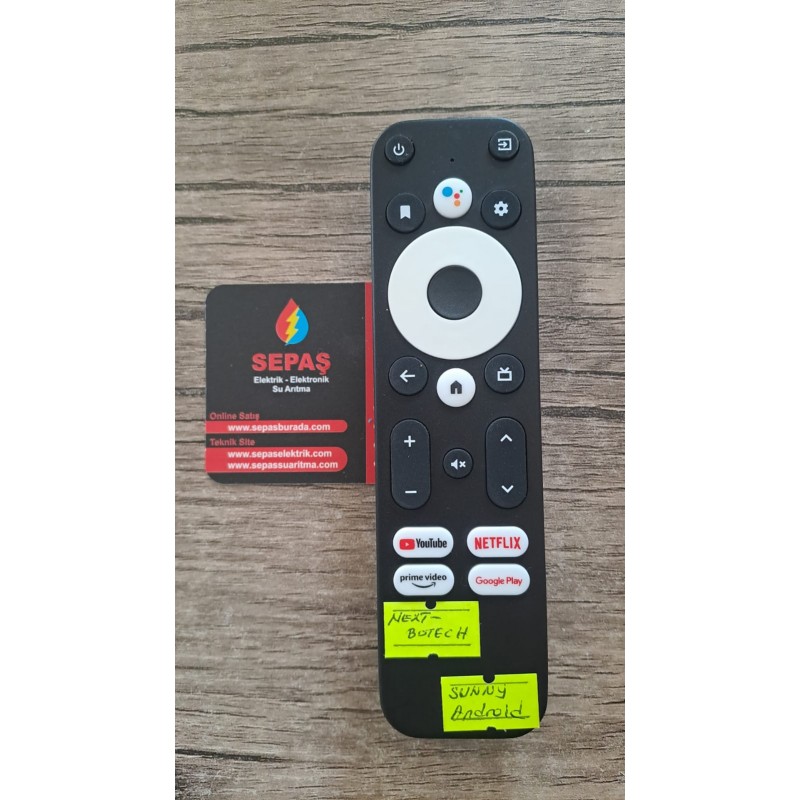 Magbox Magroid Rio-Sunny Prime TV Stick - Next Minix Mediabox 5G - Botech Wzone - FTE Maximal Android TV Dongle Stick Google Play-Netflix-YouTube-Prime Video Tuşlu Kumanda