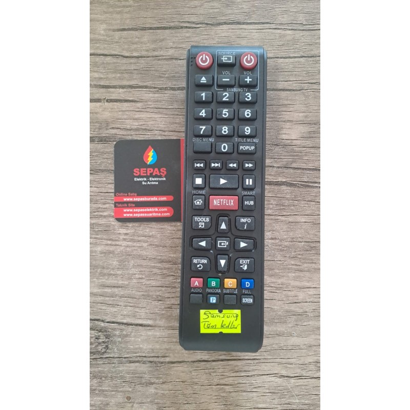 Netflix Tuşlu Kısa Model Lcd-Led Tv Kumandası