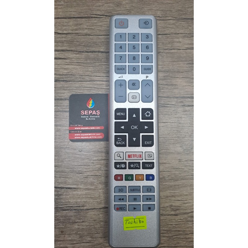 Toshiba CT-8054 Netflix Tuşlu Tv Kumandası