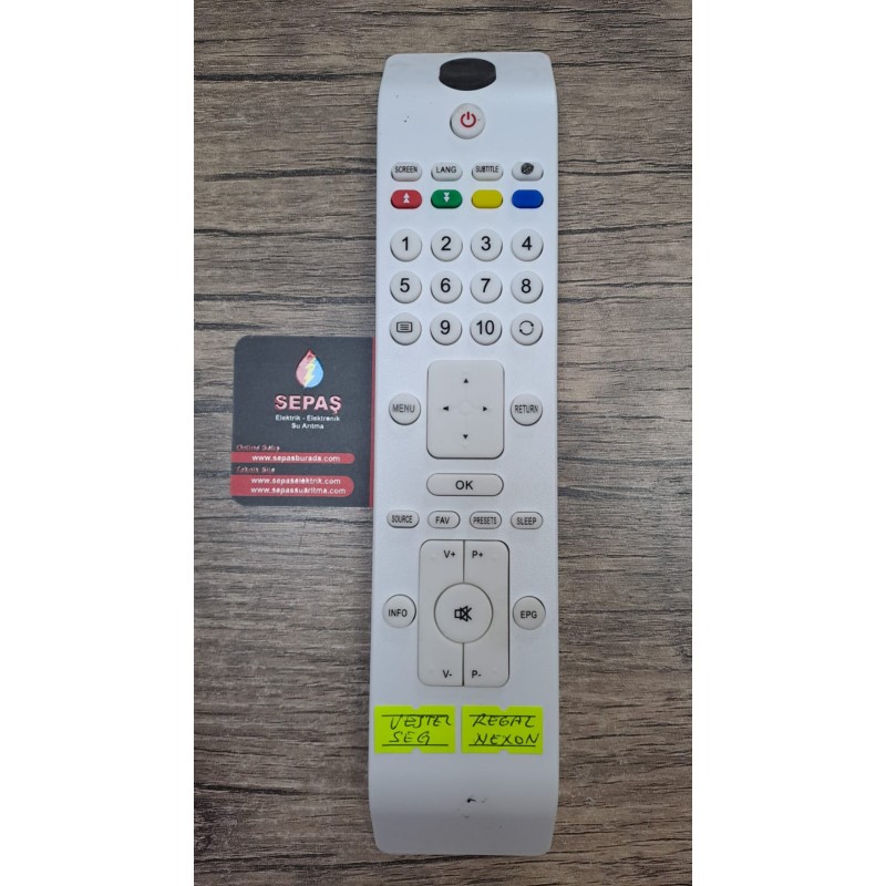 Vestel-Seg-Regal RC3902 RM-L220 / Jvc / Finlux Lcd Led Tv Kumandası 