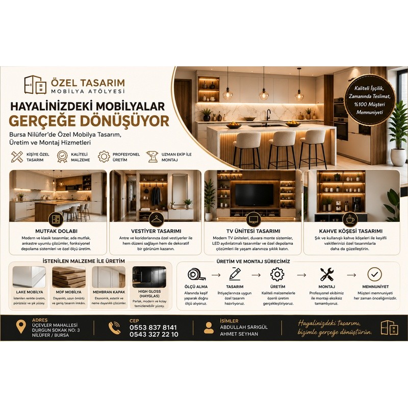 MOBİLYA TASARIMI
